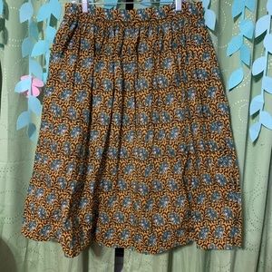 J. Crew Elephant Skirt